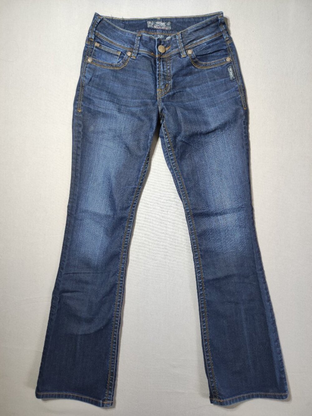Silver Jeans Suki women's size 27/32 indigo blue colour bootcut